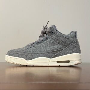 Jordan 3 Wool - men’s 9 (scuffs, whitened, heel drag)